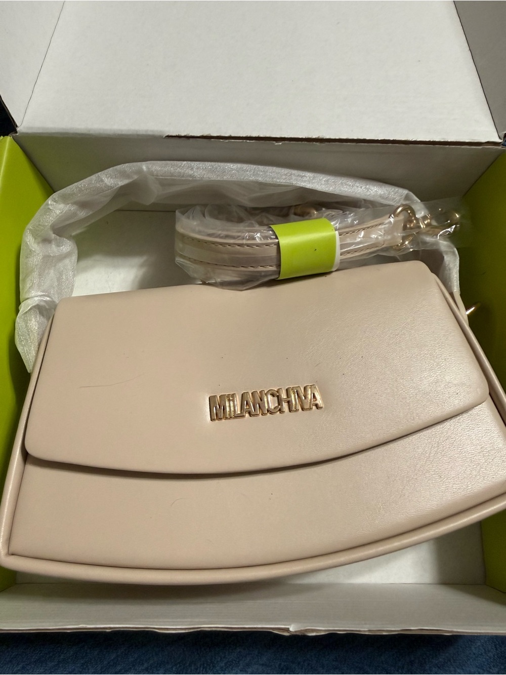 Neutral Beige Crossbody Bag for Women